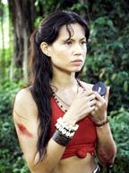 Natalie Jackson Mendoza stars as Cecilia 'Chill' Reyes in Focus Films' Surviving Evil (2009)