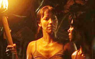 Louise Barnes stars as Rachel Rice and Natalie Jackson Mendoza stars as Cecilia 'Chill' Reyes in Focus Films' Surviving Evil (2009)