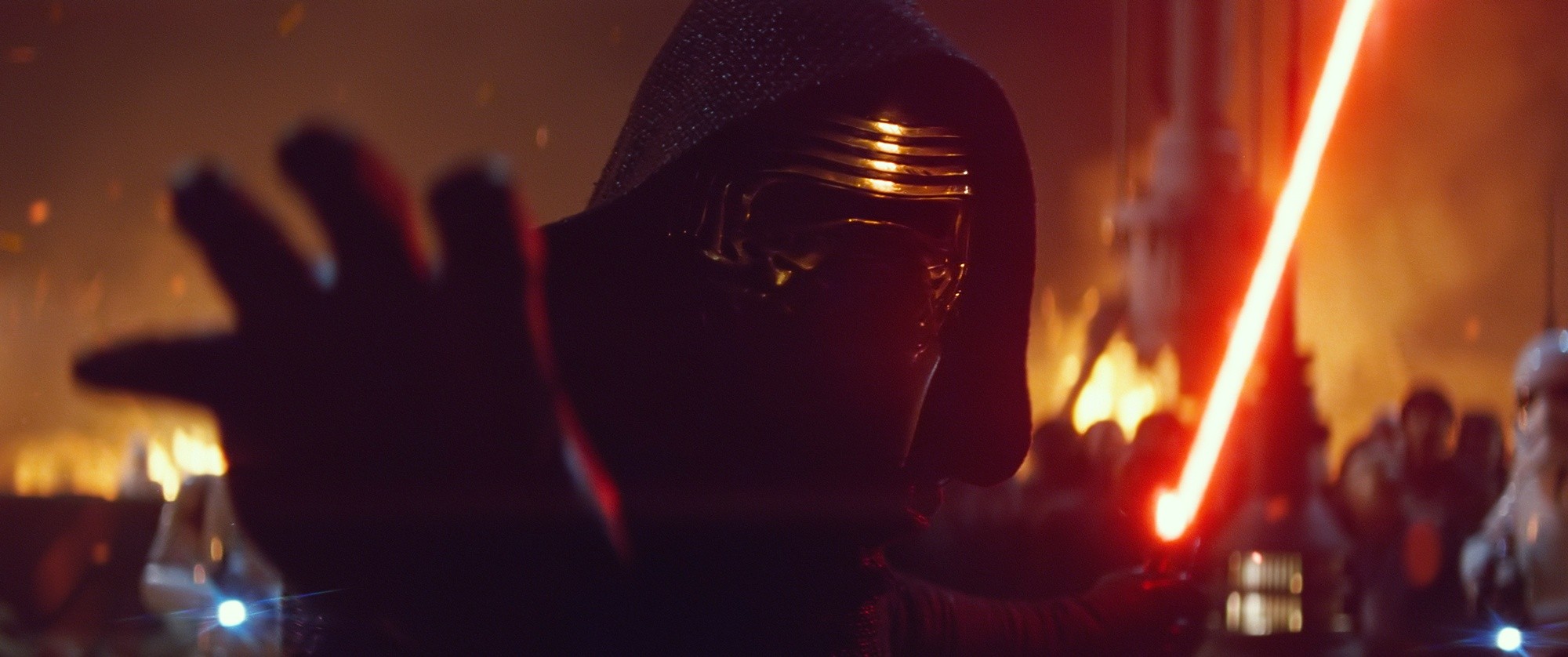 Adam Driver stars as Kylo Ren in Walt Disney Pictures' Star Wars: The Force Awakens (2015)
