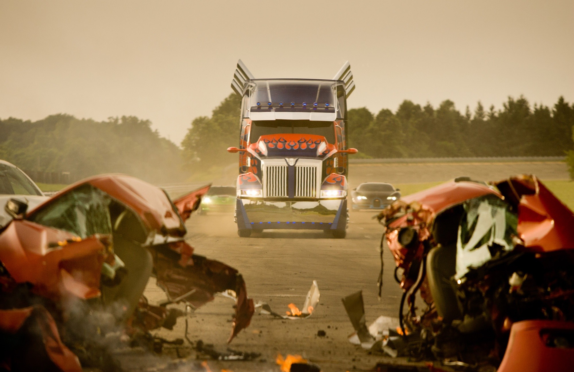 A scene from Paramount Pictures' Transformers: Age of Extinction (2014)