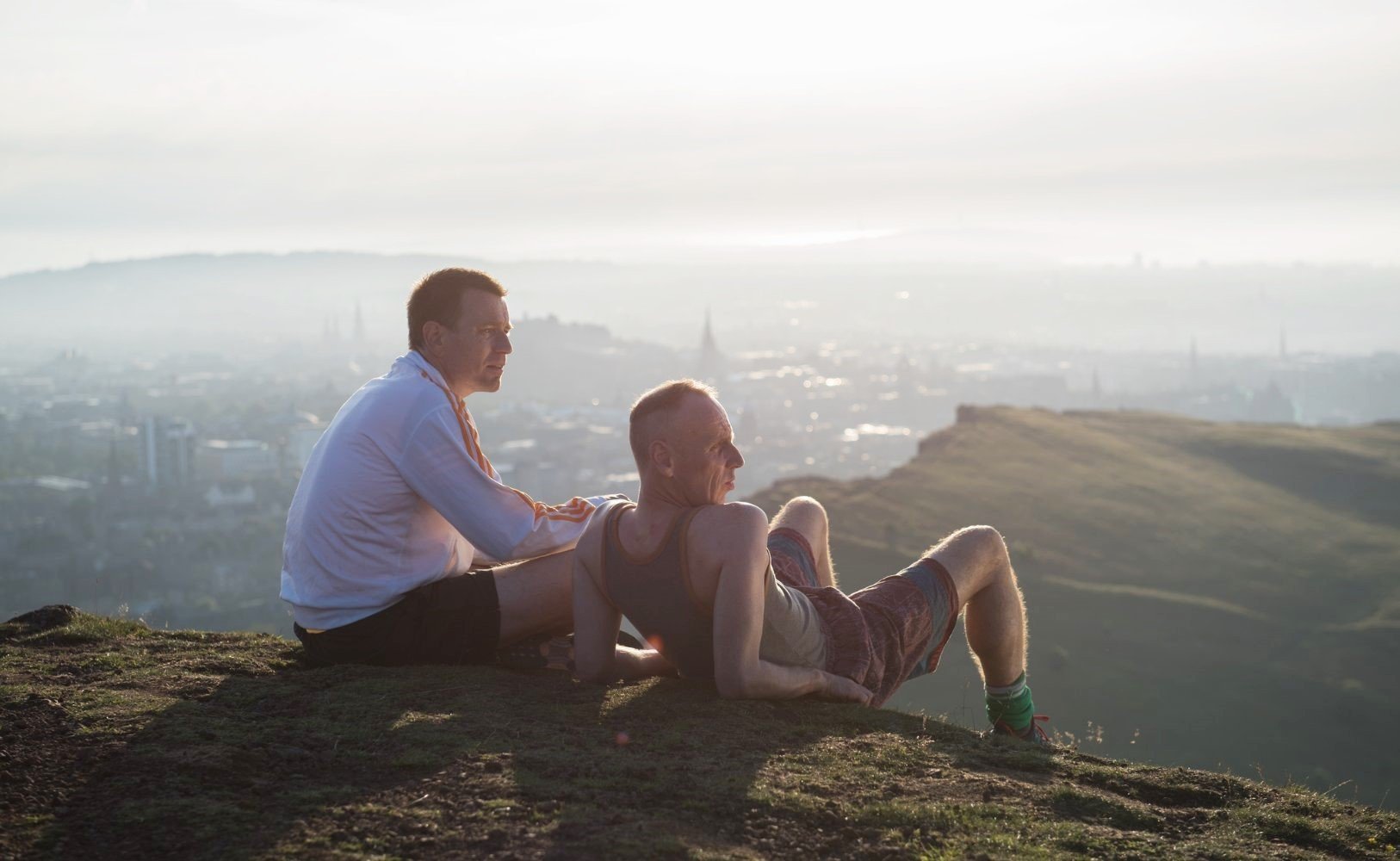 Ewan McGregor stars as Renton and Ewen Bremner stars as Spud in Sony Pictures' T2: Trainspotting (2017)
