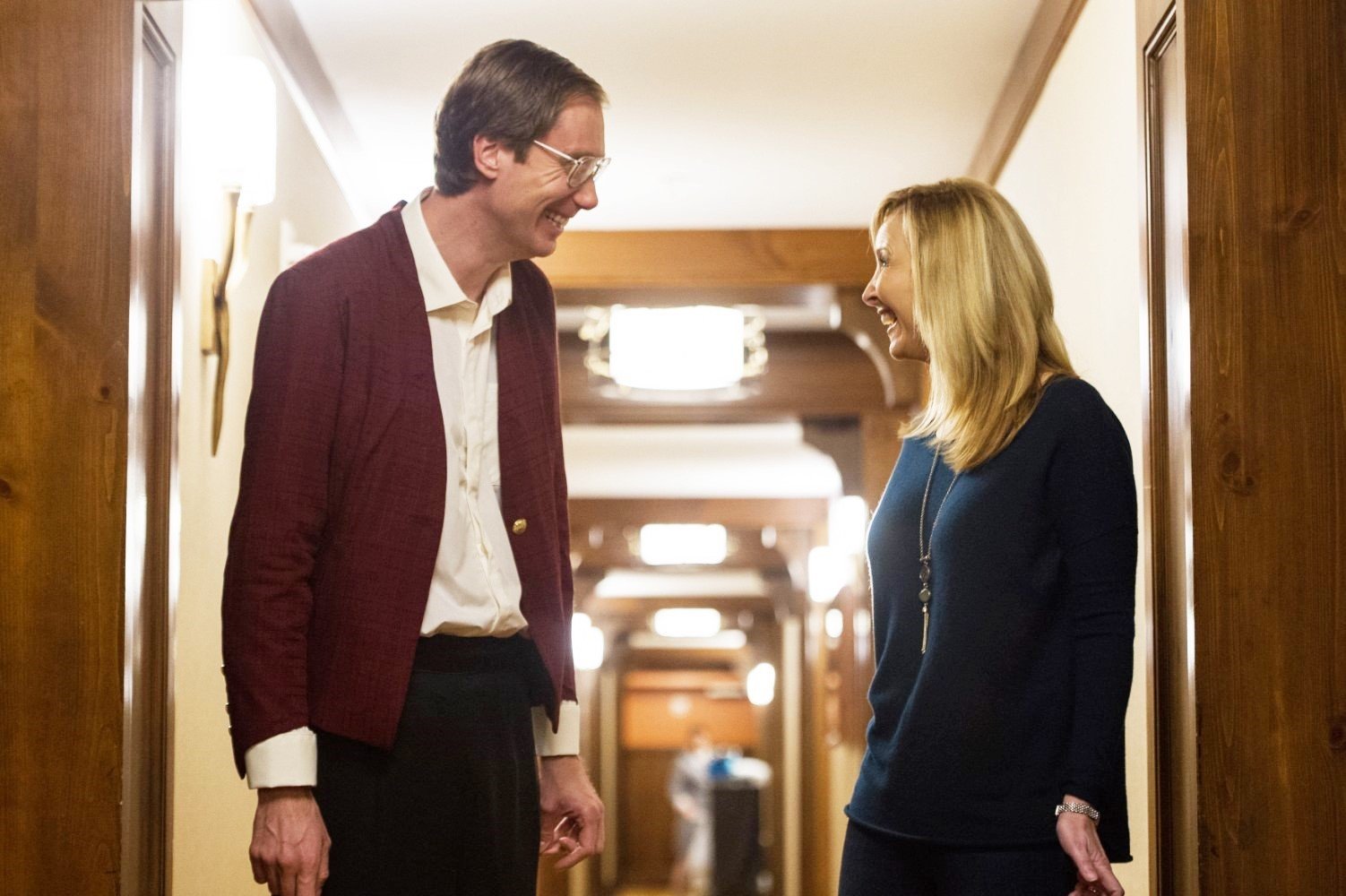 Stephen Merchant stars as Walter Thimple and Lisa Kudrow stars as Bina Kepp in Fox Searchlight Pictures' Table 19 (2017)