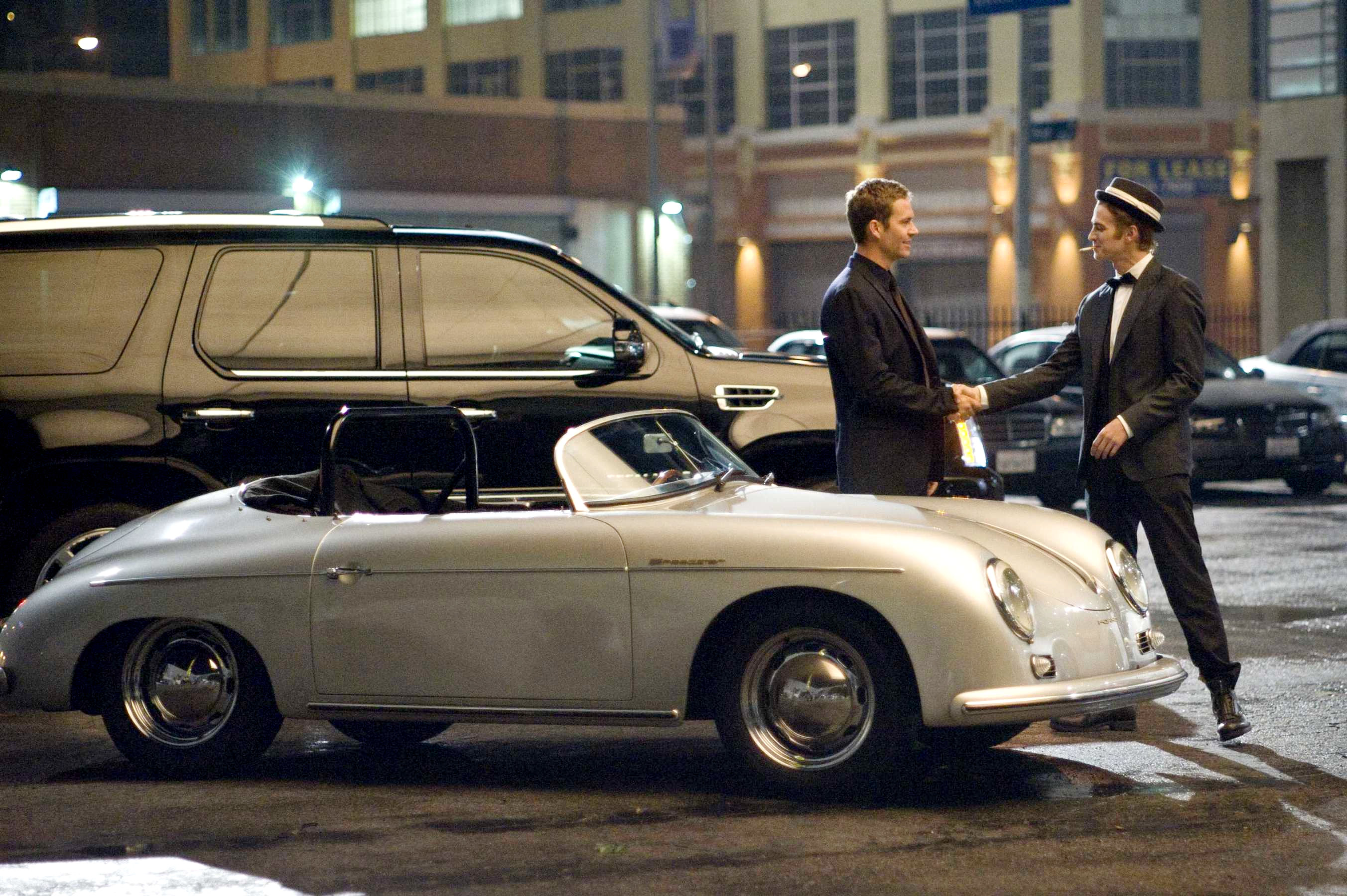 Paul Walker stars as John Rahway and Hayden Christensen stars as A.J. in Screen Gems' Takers (2010)
