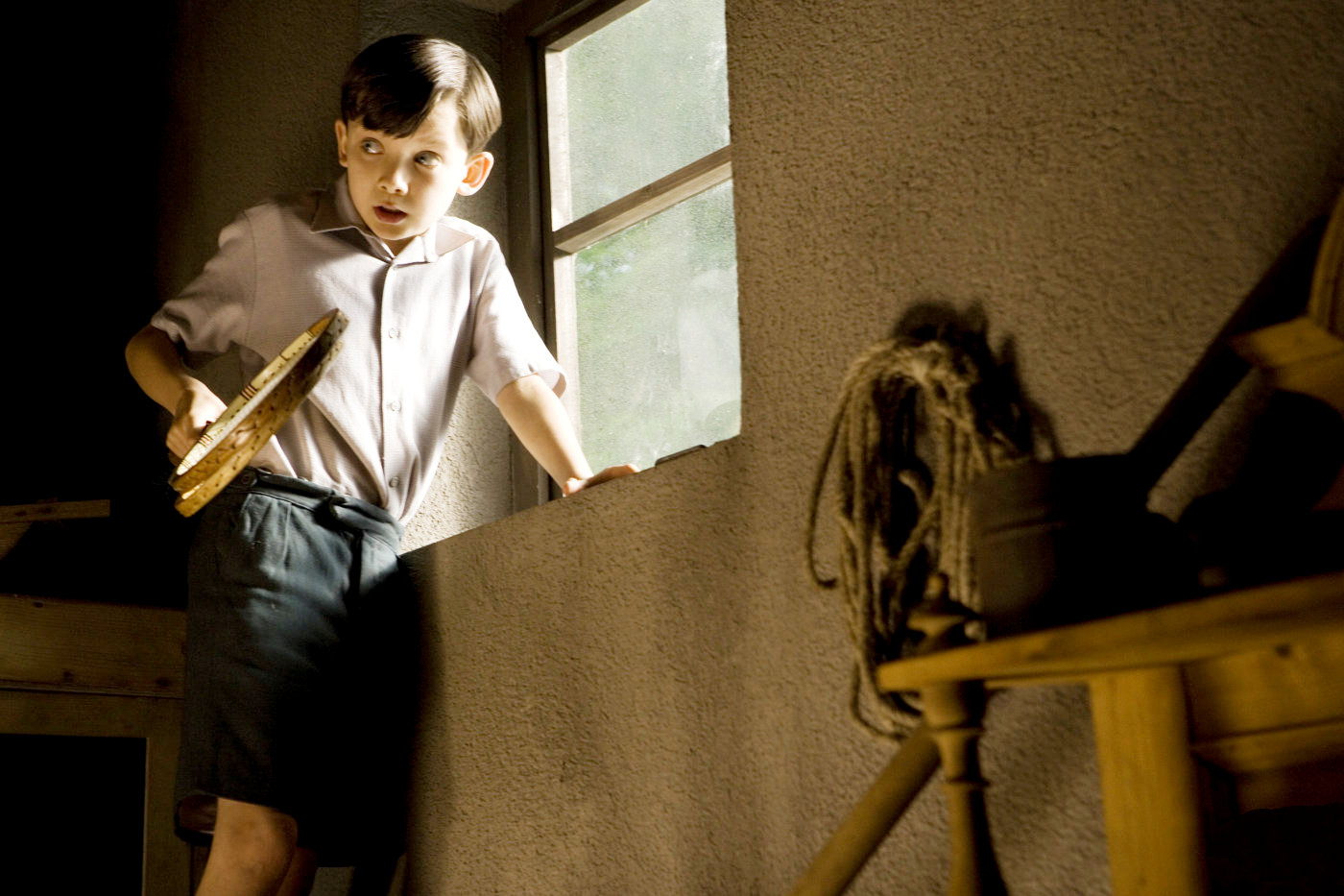 Asa Butterfield stars as Bruno in Miramax Films' The Boy in the Striped Pajamas (2008)