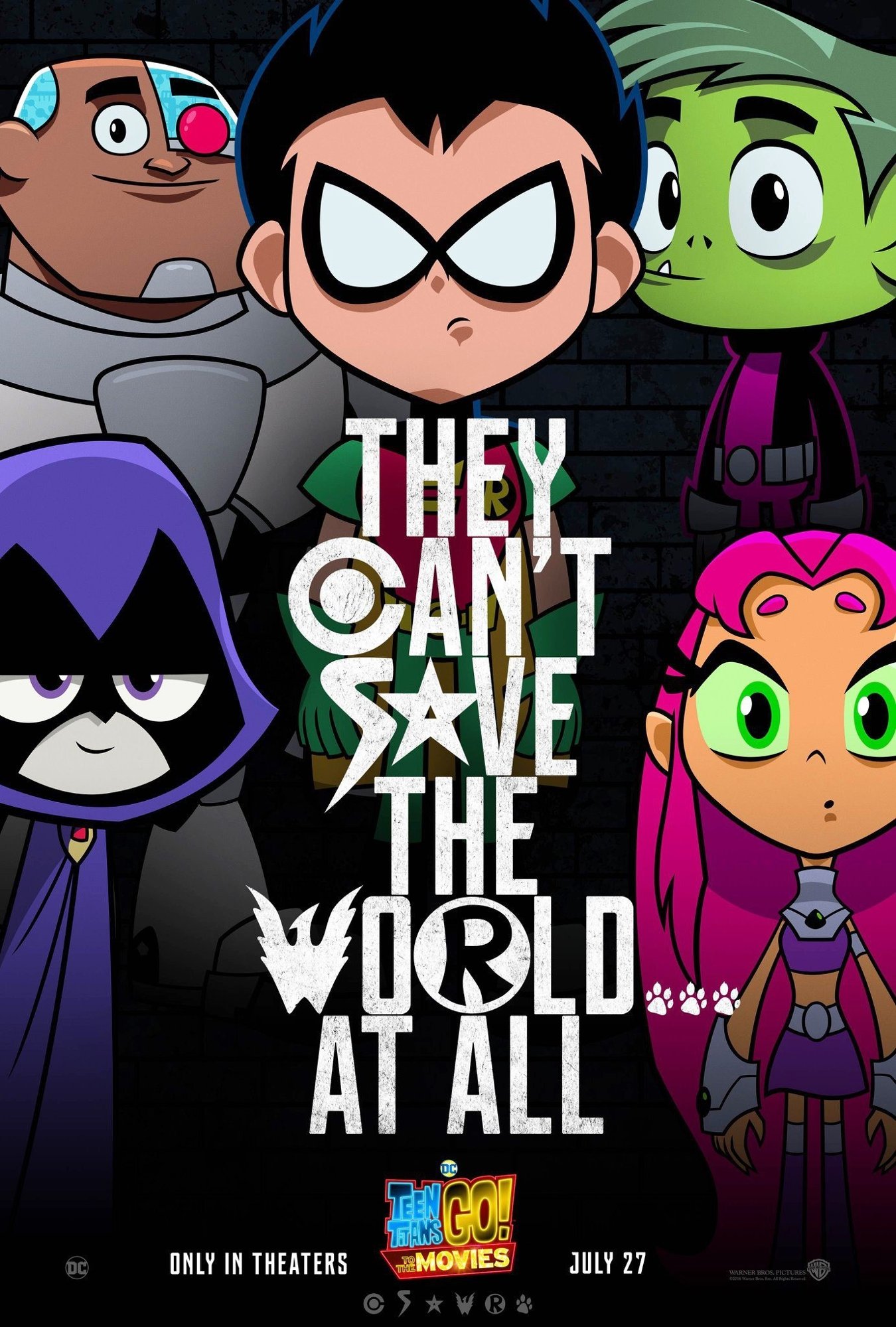 Poster of Warner Bros. Pictures' Teen Titans Go! To the Movies (2018)