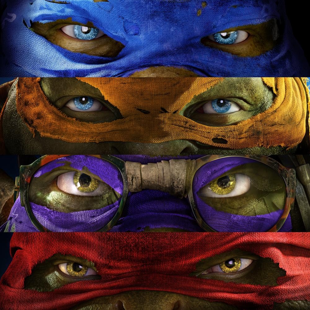 Leonardo, Michelangelo, Donatello and Raphael from Paramount Pictures' Teenage Mutant Ninja Turtles (2014)