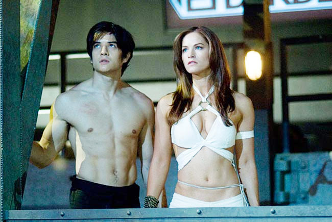 Jon Foo stars as Jin Kazama and Kelly Overton stars as Christie Monteiro in Crystal Sky Pictures' Tekken (2009)