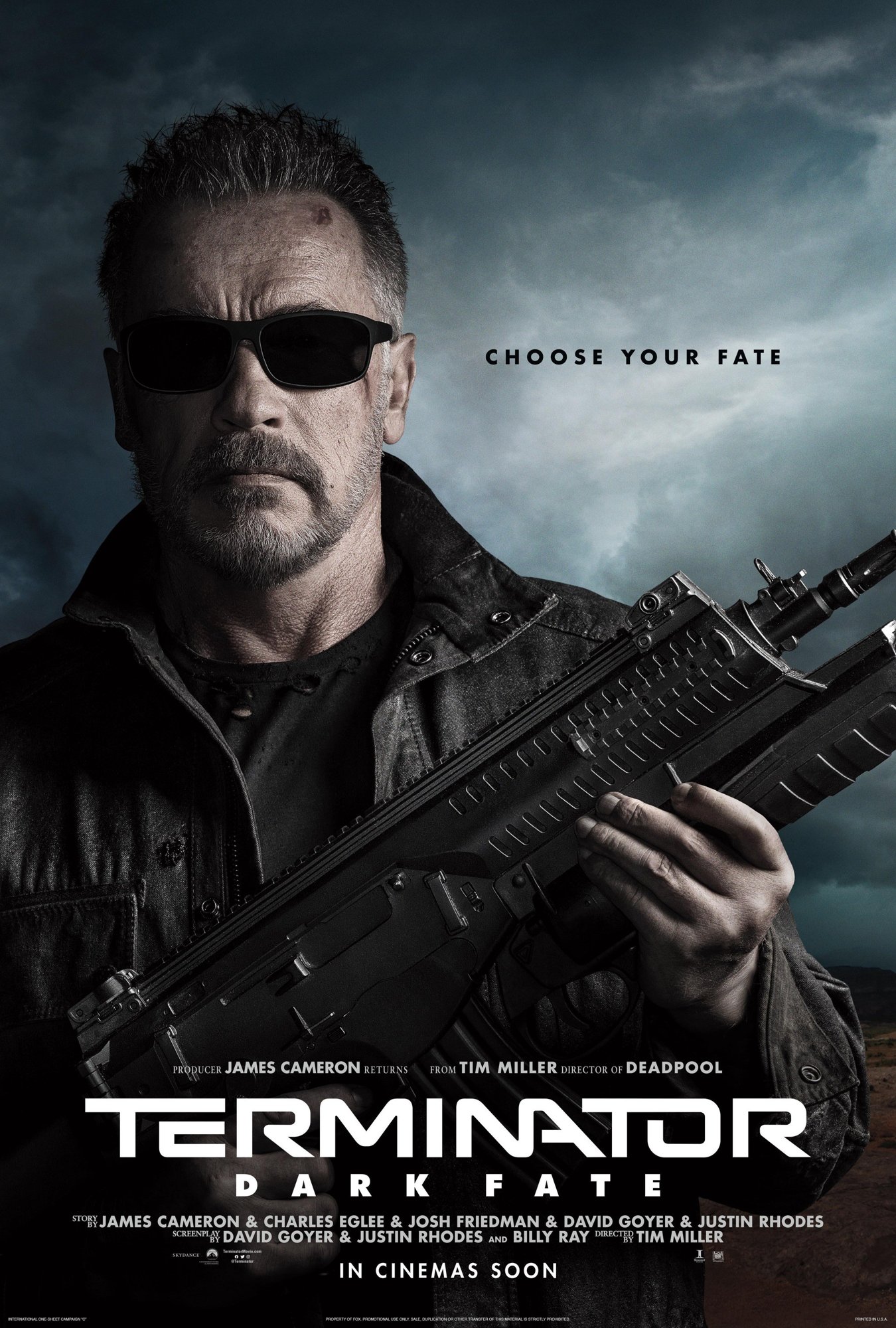 Poster of Paramount Pictures' Terminator: Dark Fate (2019)