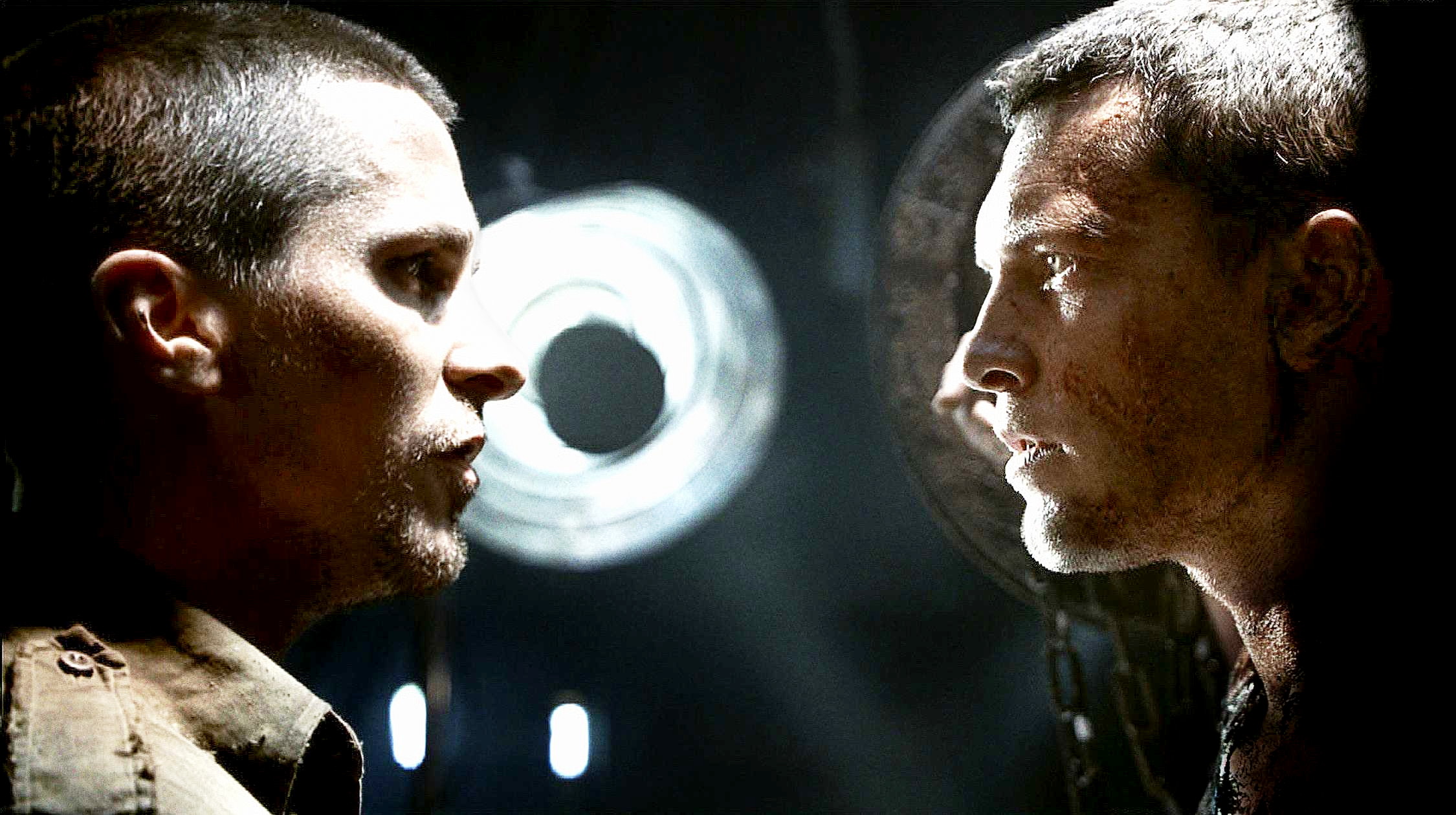 Christian Bale stars as John Connor and Sam Worthington stars as Marcus Wright in Warner Bros. Pictures' Terminator Salvation (2009)