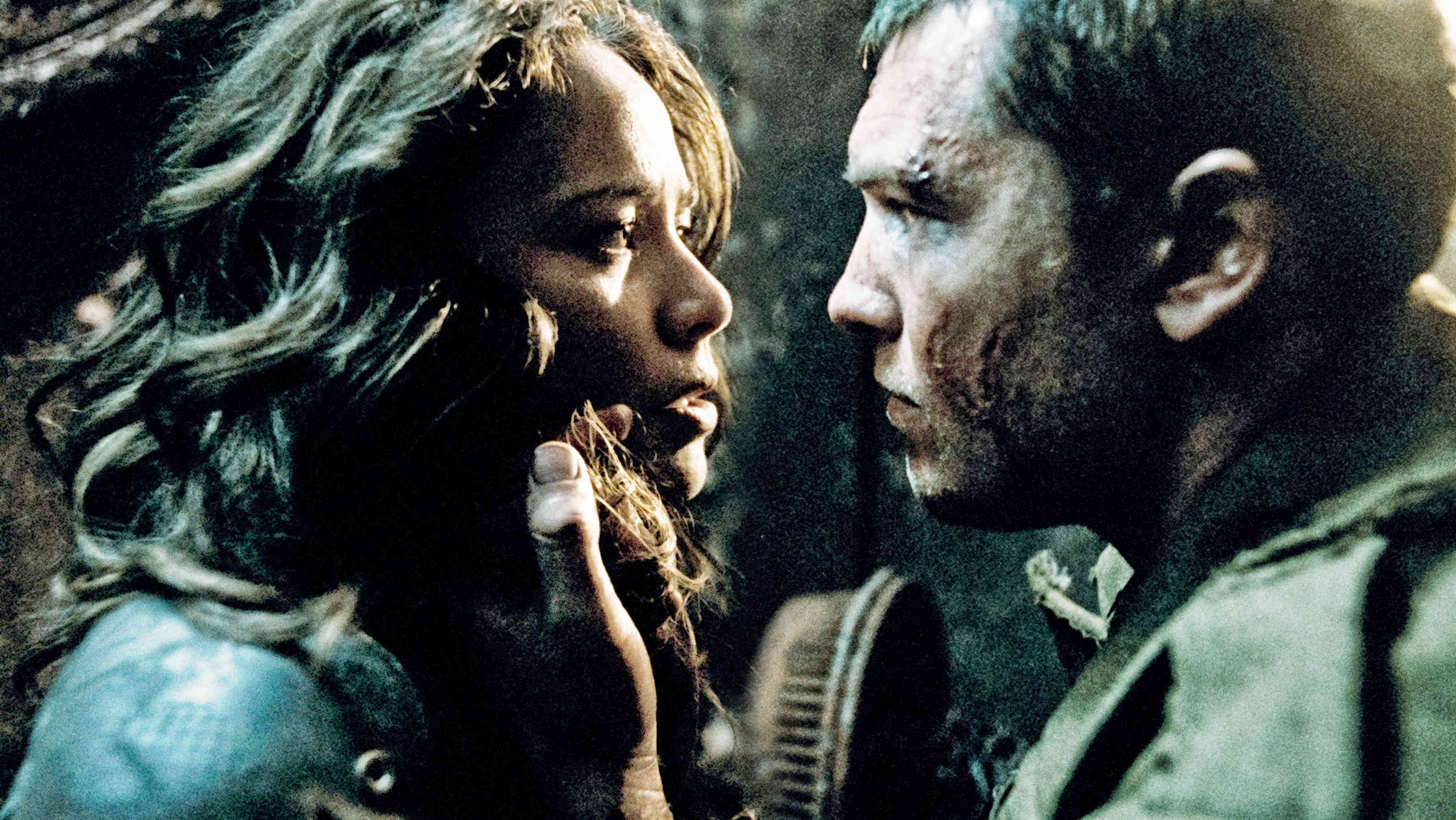 Moon Bloodgood stars as Blair Williams and Sam Worthington stars as Marcus Wright in Warner Bros. Pictures' Terminator Salvation (2009)