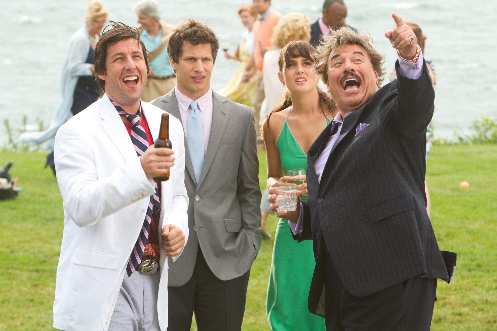 Adam Sandler, Andy Samberg, Leighton Meester and Tony Orlando in Columbia Pictures' That's My Boy (2012). Photo credit by Tracy Bennett.