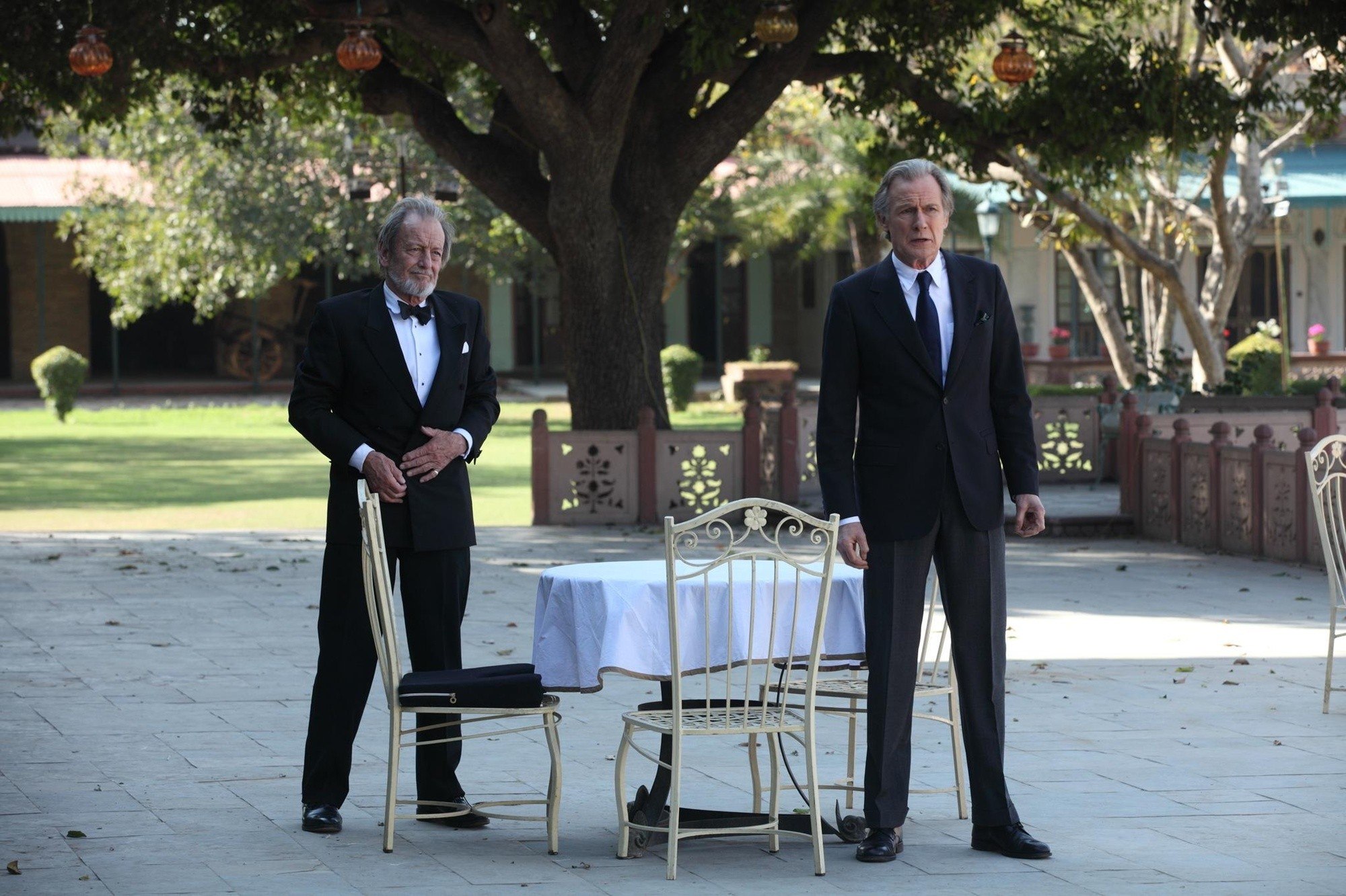 Ronald Pickup stars as Norman Cousins and Bill Nighy stars as Douglas Ainslie in Fox Searchlight Pictures' The Second Best Exotic Marigold Hotel (2015)