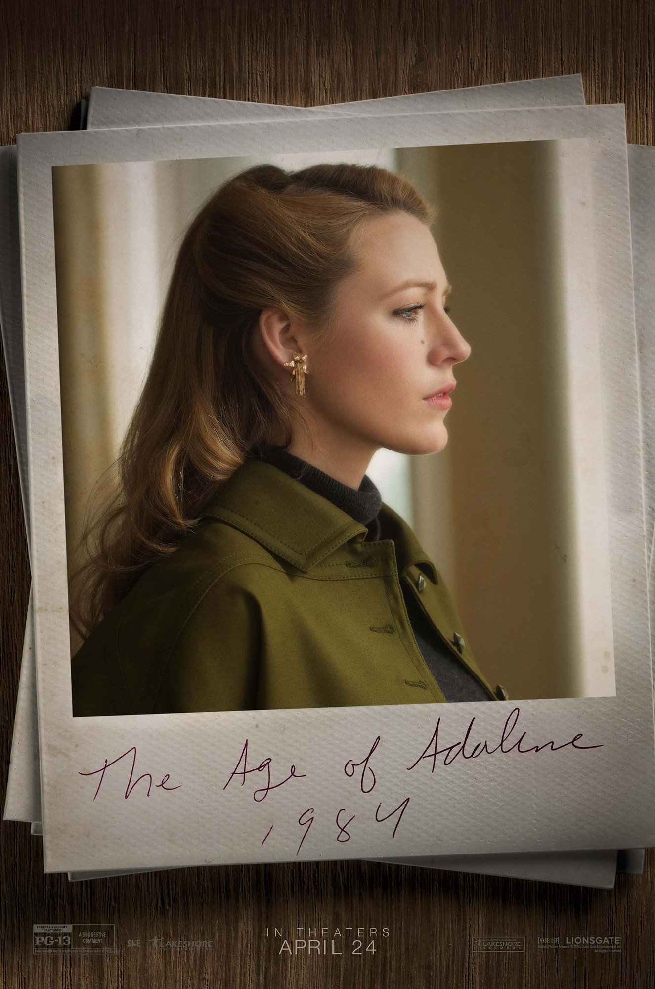 Poster of Lionsgate Films' The Age of Adaline (2015)