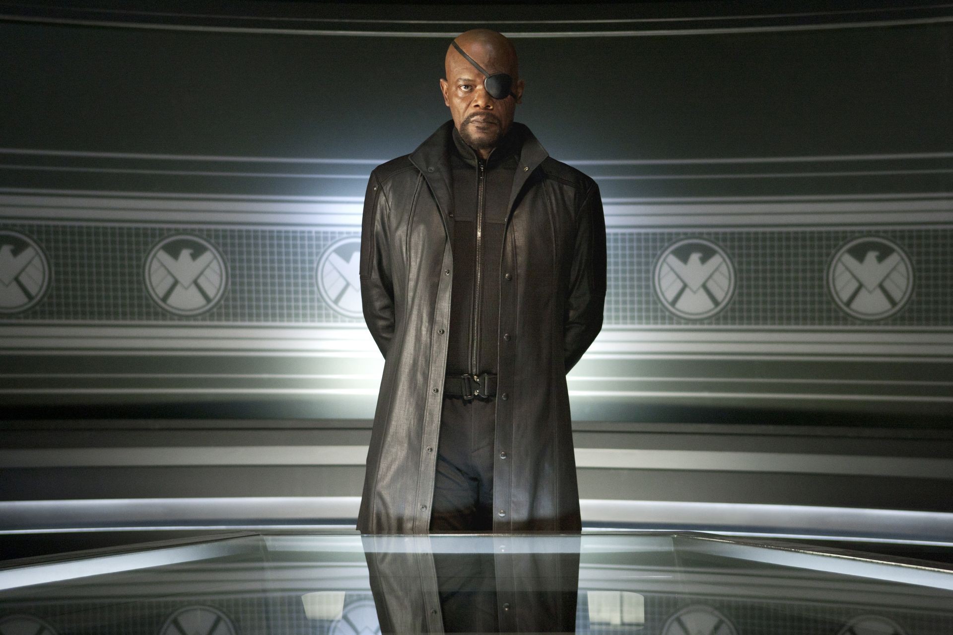 Samuel L. Jackson stars as Nick Fury in Walt Disney Pictures' The Avengers (2012)