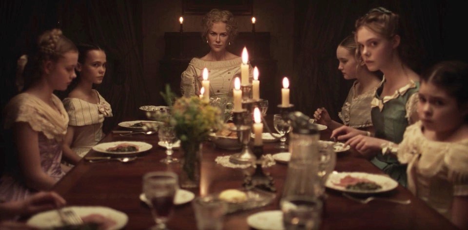 Angourie Rice, Oona Laurence, Nicole Kidman, Emma Howard, Elle Fanning and Addison Riecke in Focus Features' The Beguiled (2017)