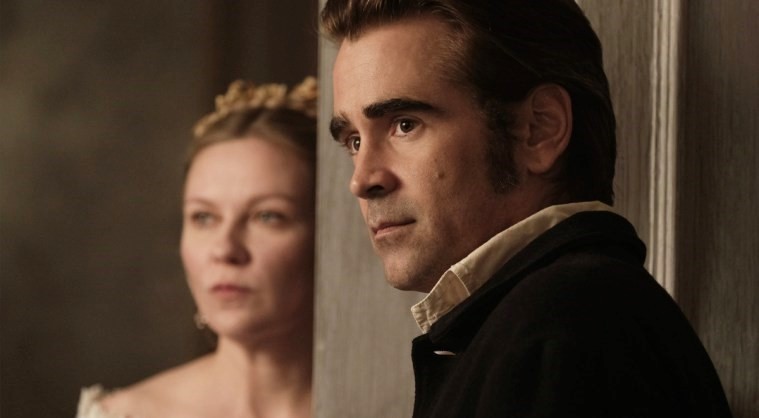 Kirsten Dunst stars as Edwina Dabney and Colin Farrell stars as John McBurney in Focus Features' The Beguiled (2017)