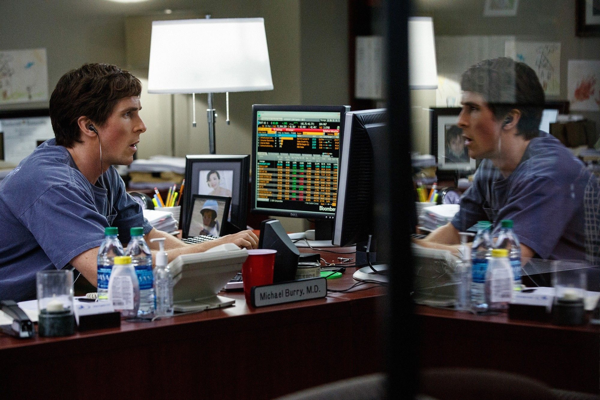 Christian Bale stars as Michael Burry in Paramount Pictures' The Big Short (2015)