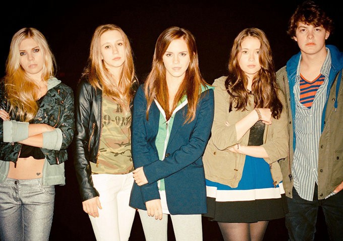 Claire Julien, Taissa Farmiga, Emma Watson, Katie Chang dan Israel Broussard in A24's The Bling Ring (2013)