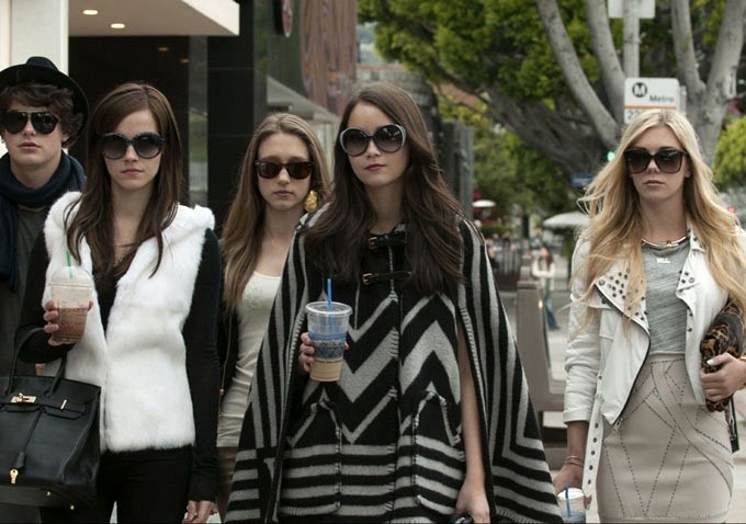 Israel Broussard, Emma Watson, Taissa Farmiga, Katie Chang and Claire Julien in A24's The Bling Ring (2013)