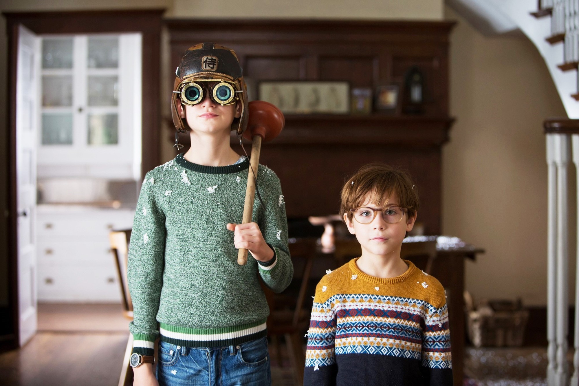 Jaeden Lieberher stars as Henry Carpenter and Jacob Tremblay stars as Peter Carpenter in Focus Features' The Book of Henry (2017)