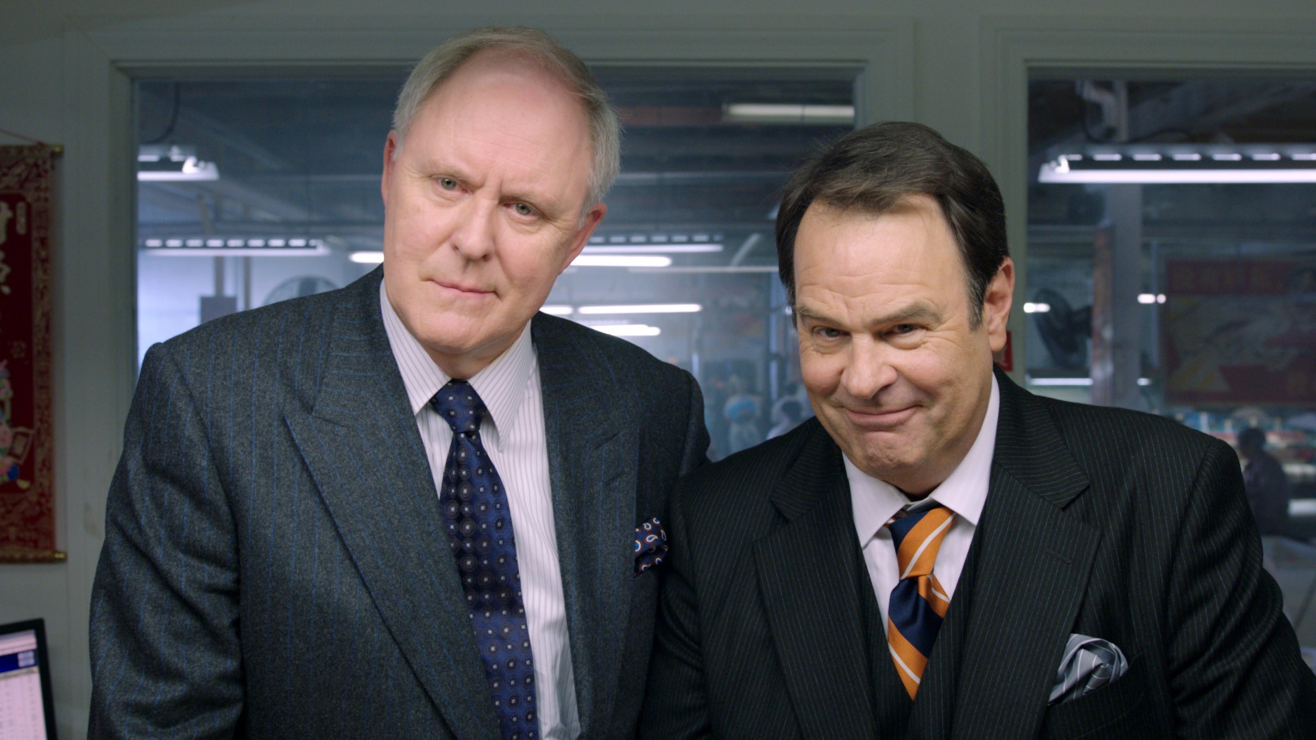 John Lithgow stars as Glen Motch and Dan Aykroyd stars as Wade Motch in Warner Bros. Pictures' The Campaign (2012)