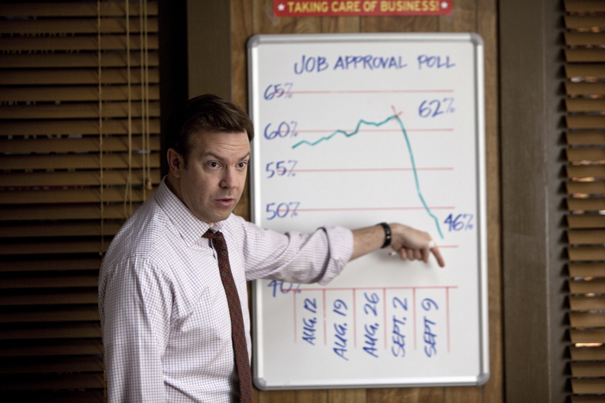 Jason Sudeikis stars as Mitch in Warner Bros. Pictures' The Campaign (2012)