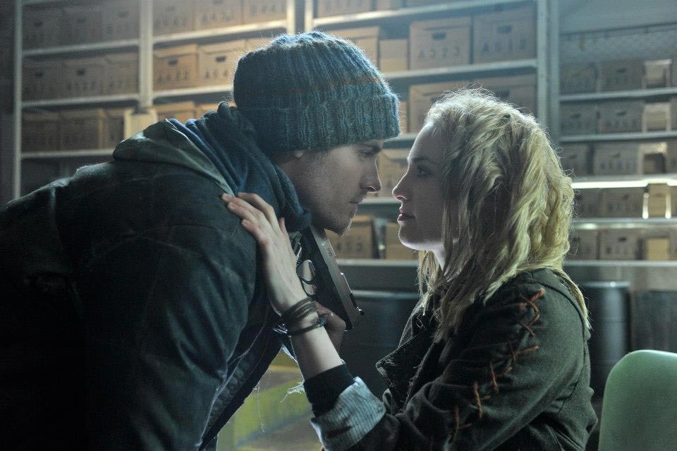Kevin Zegers stars as Sam and Charlotte Sullivan stars as Kai in Image Entertainment's The Colony (2013)