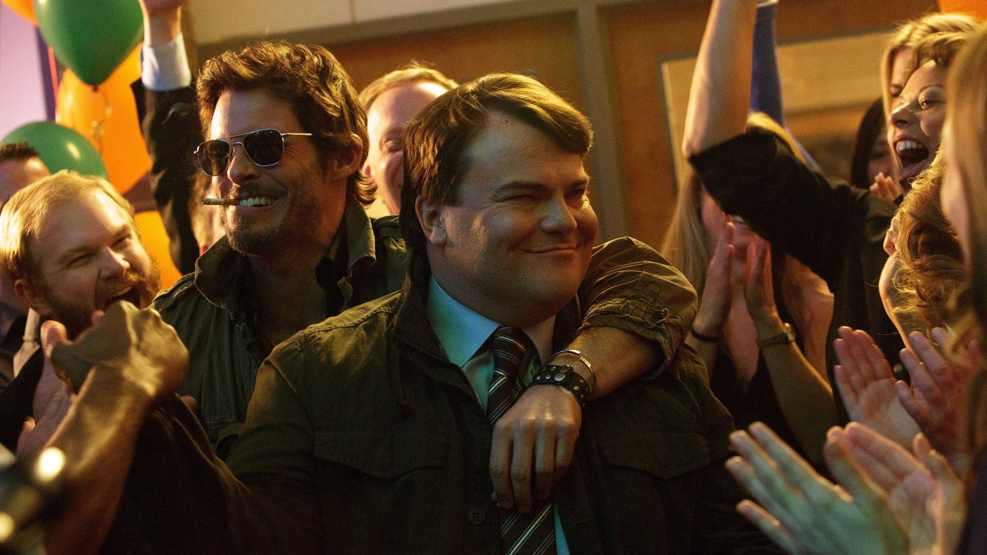 James Marsden stars as Oliver Lawless and Jack Black stars as Dan Landsman in IFC Films' The D-Train (2015). Photo credit by Hilary Bronwyn Gayle.