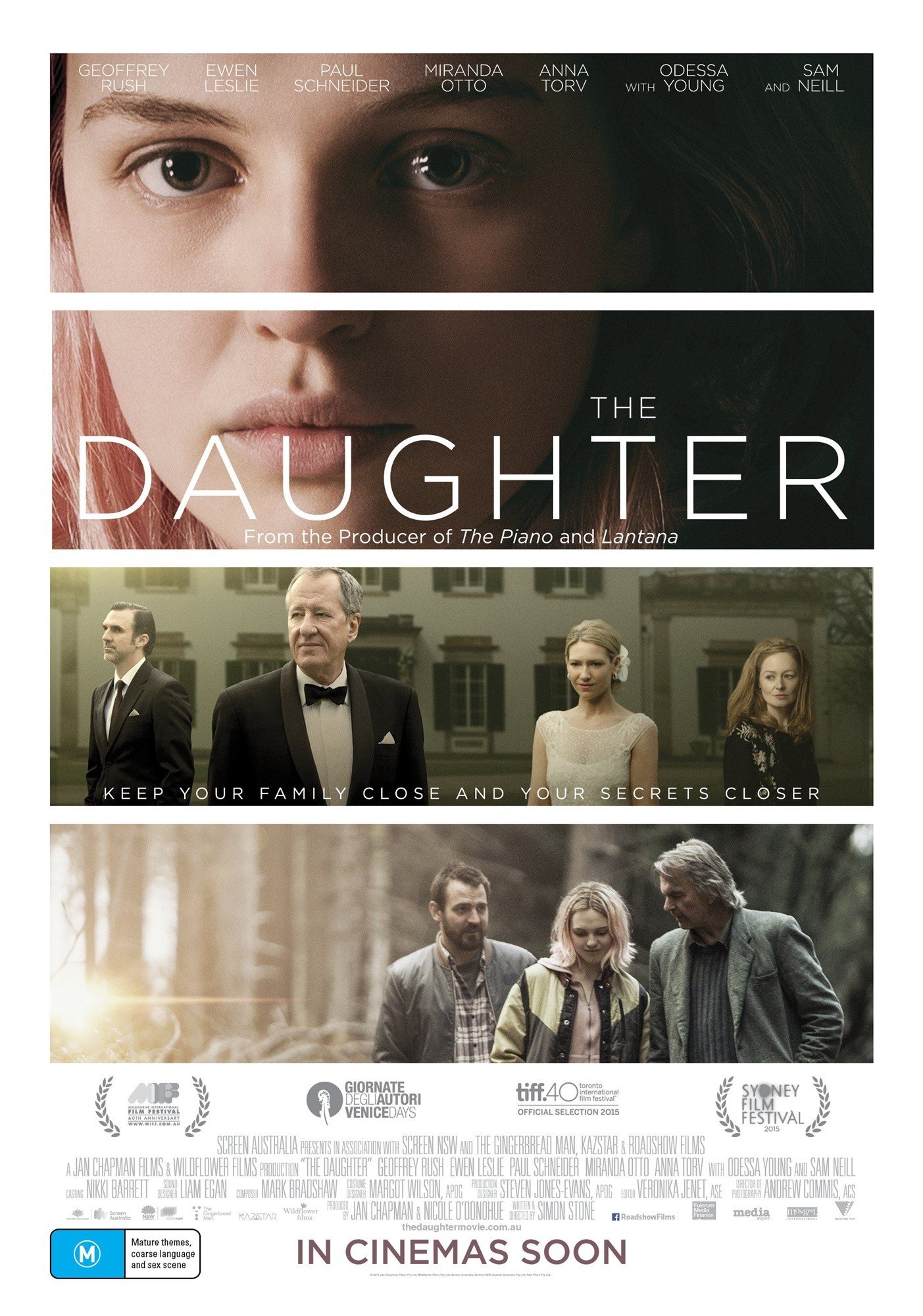 Poster of Kino Lorber's The Daughter (2017)