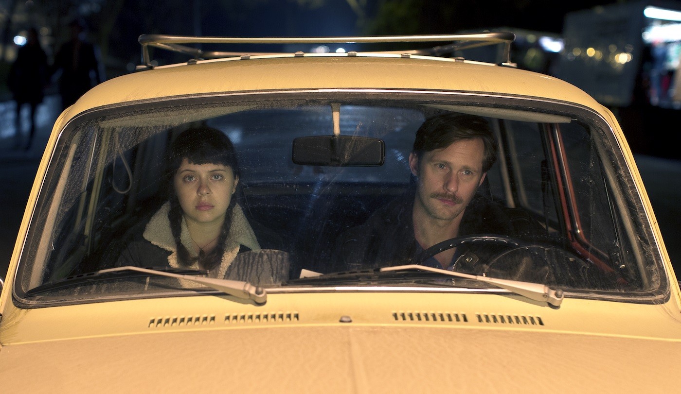 Bel Powley stars as Minnie and Alexander Skarsgard stars as Monroe in Sony Pictures Classics' The Diary of a Teenage Girl (2015)