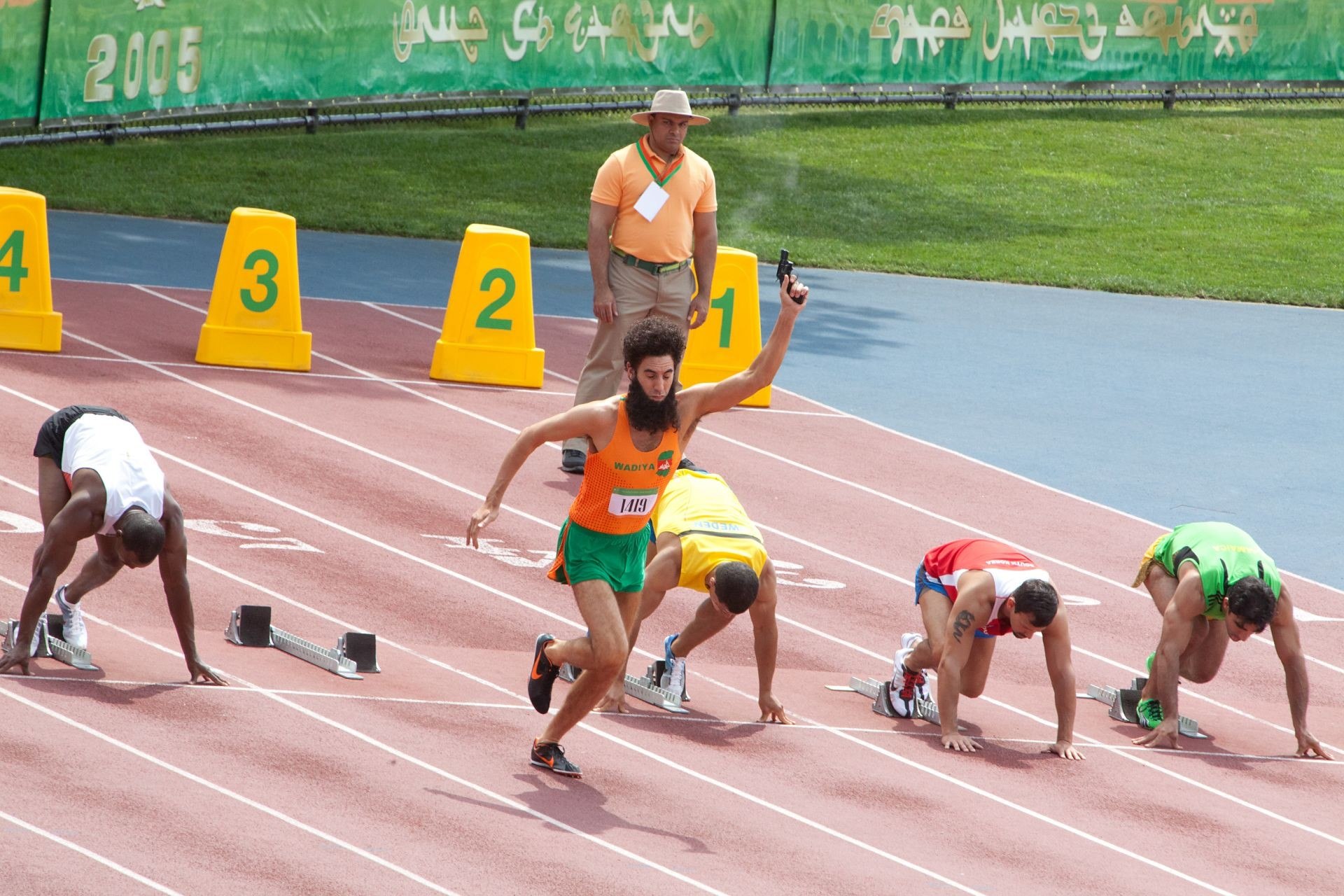 The Dictator Olympics Scene Summarizing the Essence of Authoritarian Regimes