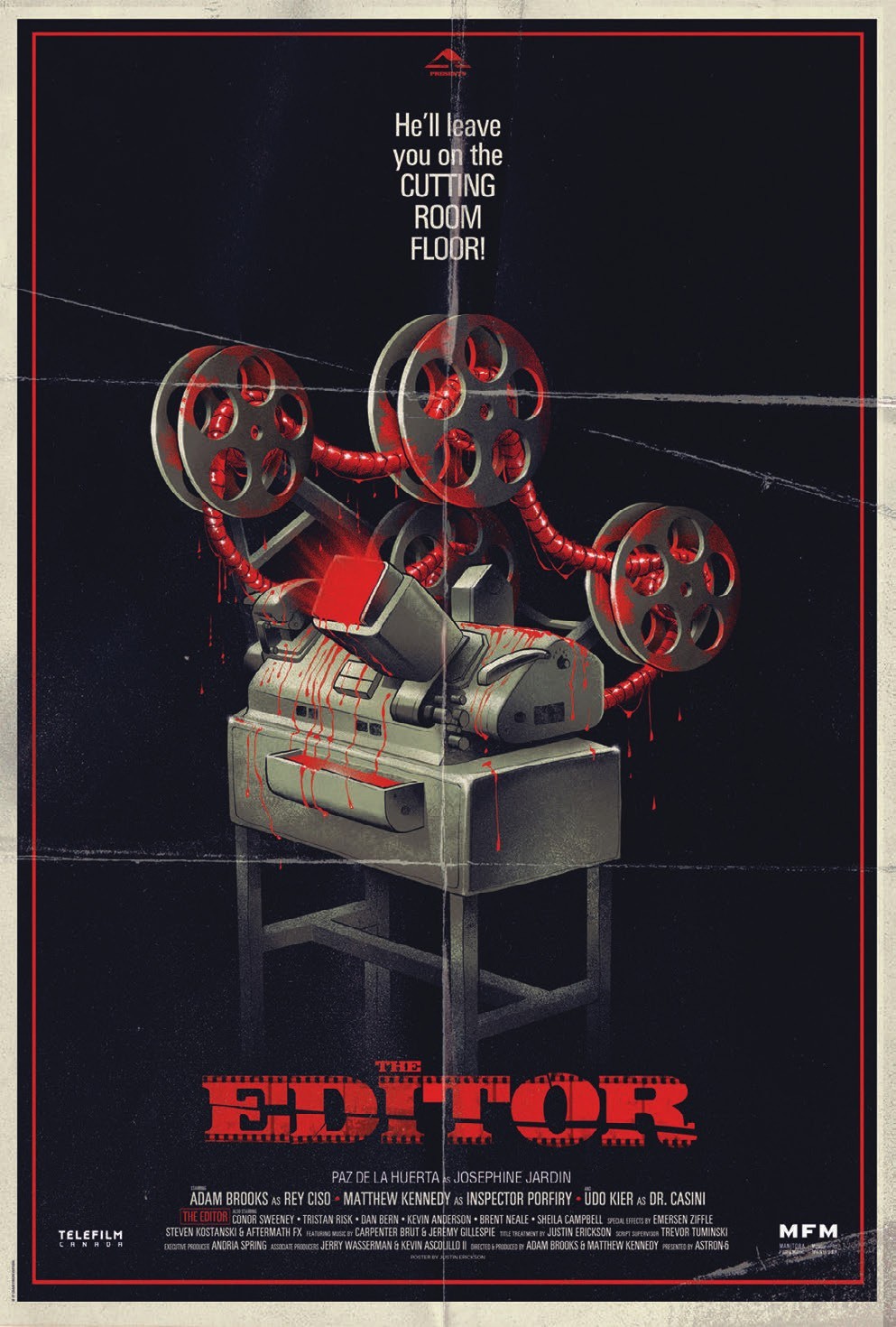 Poster of Scream Factory's The Editor (2015)