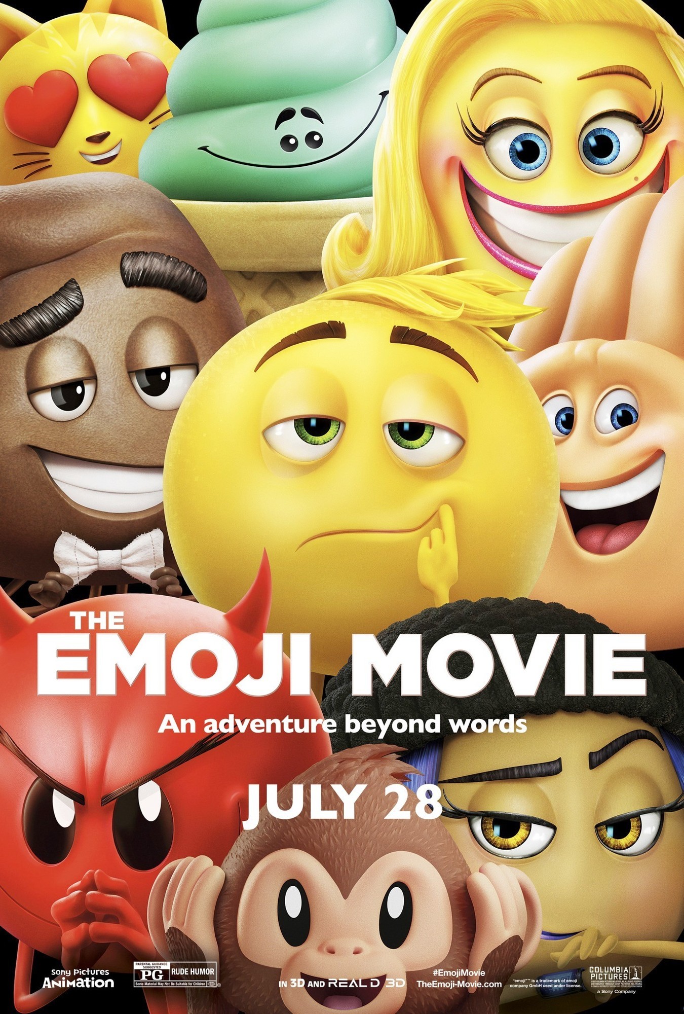 Poster of Sony Pictures Animation's The Emoji Movie (2017)