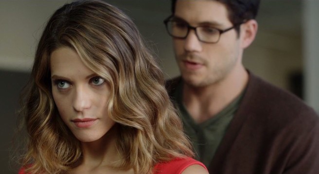Lyndsy Fonseca stars as Natalie and Michael Doneger stars as Mitch in The Orchard's The Escort (2015)