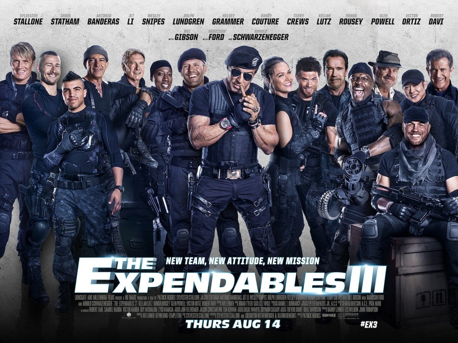 Poster of Lionsgate Film's The Expendables 3 (2014)