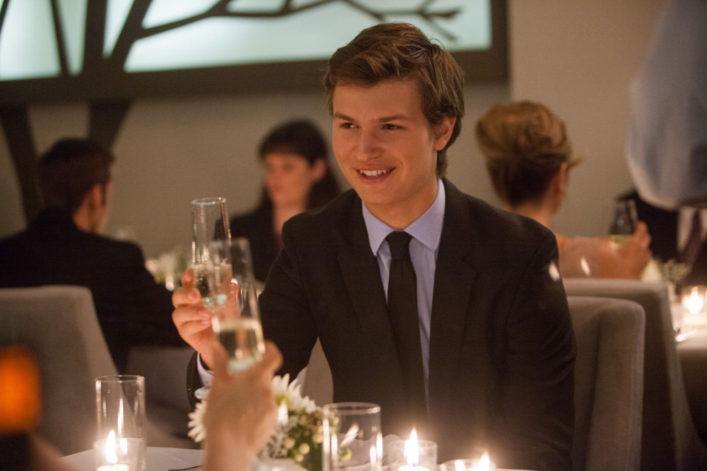 Ansel Elgort stars as Augustus Waters in 20th Century Fox's The Fault in Our Stars (2014)