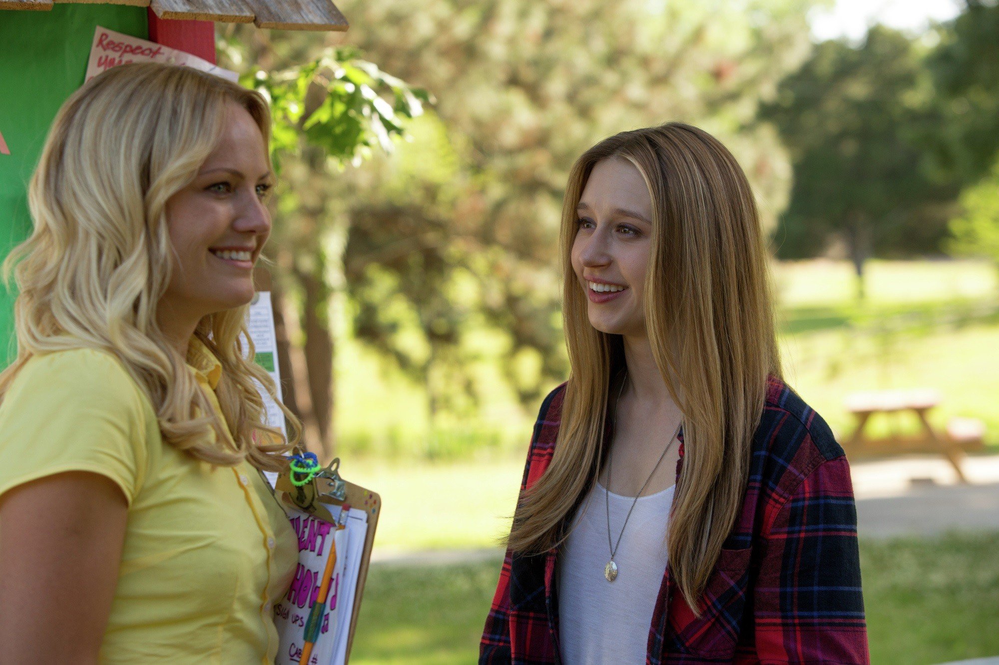 Malin Akerman stars as Amanda Cartwright and Taissa Farmiga stars as Max Cartwright in Stage 6 Films' The Final Girls (2015)