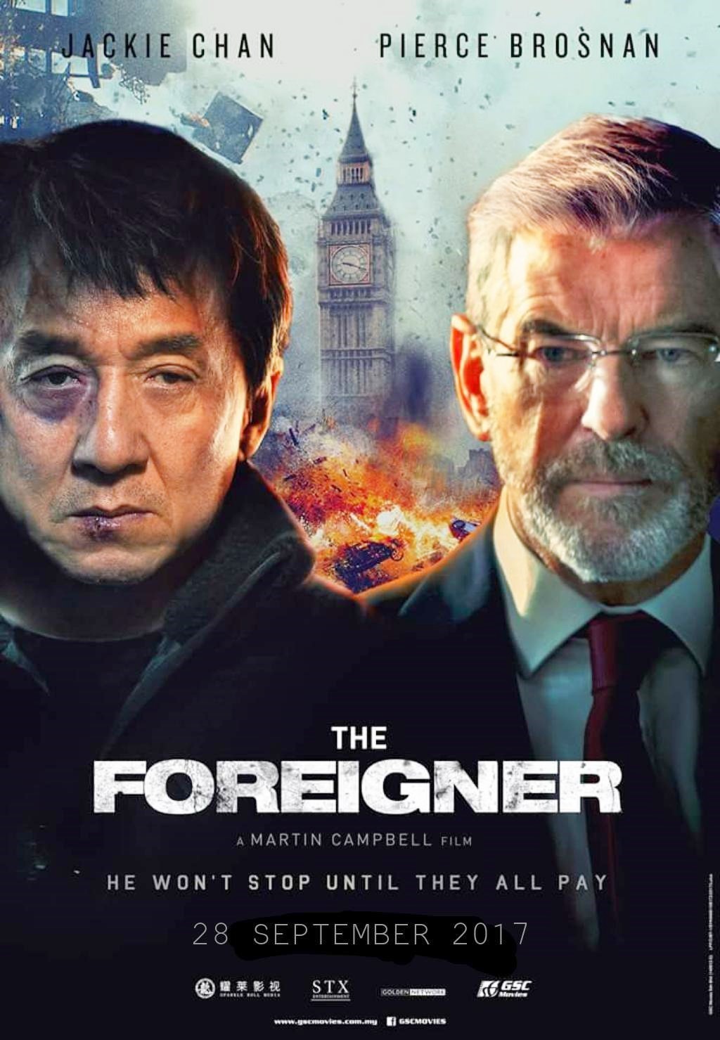 Poster of STX Entertainment's The Foreigner (2017)