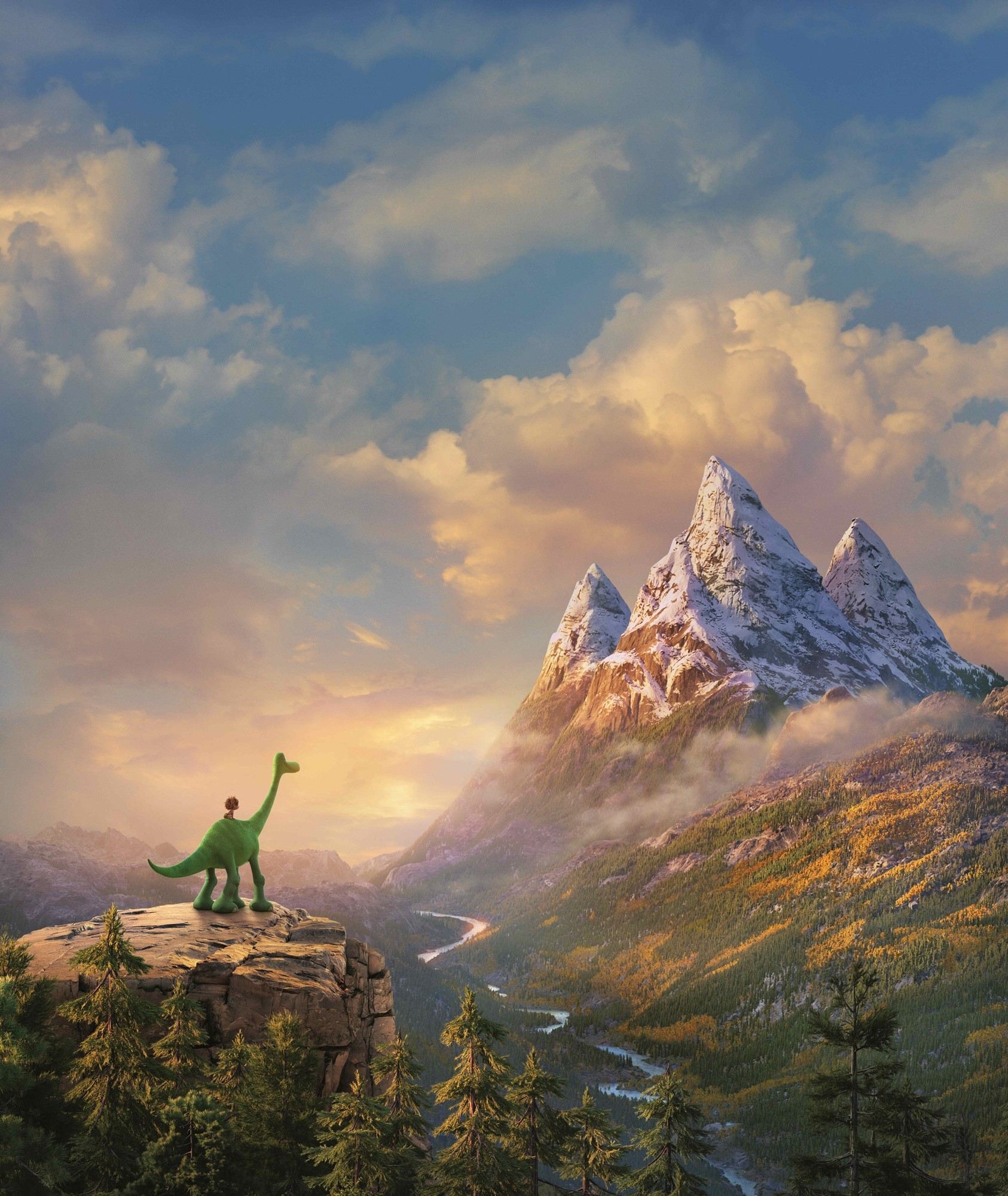 Spot and Arlo from Walt Disney Pictures' The Good Dinosaur (2015)