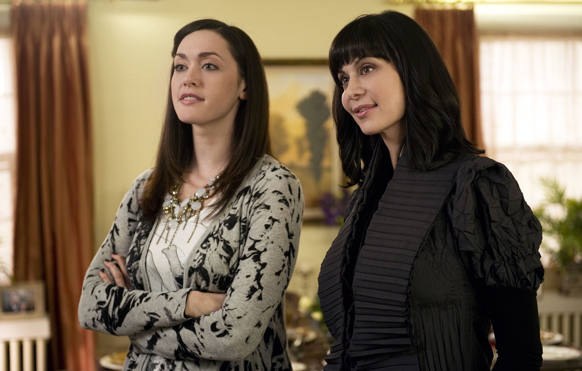 Sarah Power stars as Abigail Pershing and Catherine Bell stars as Cassandra Nightingale in Hallmark's The Good Witch's Family (2011)