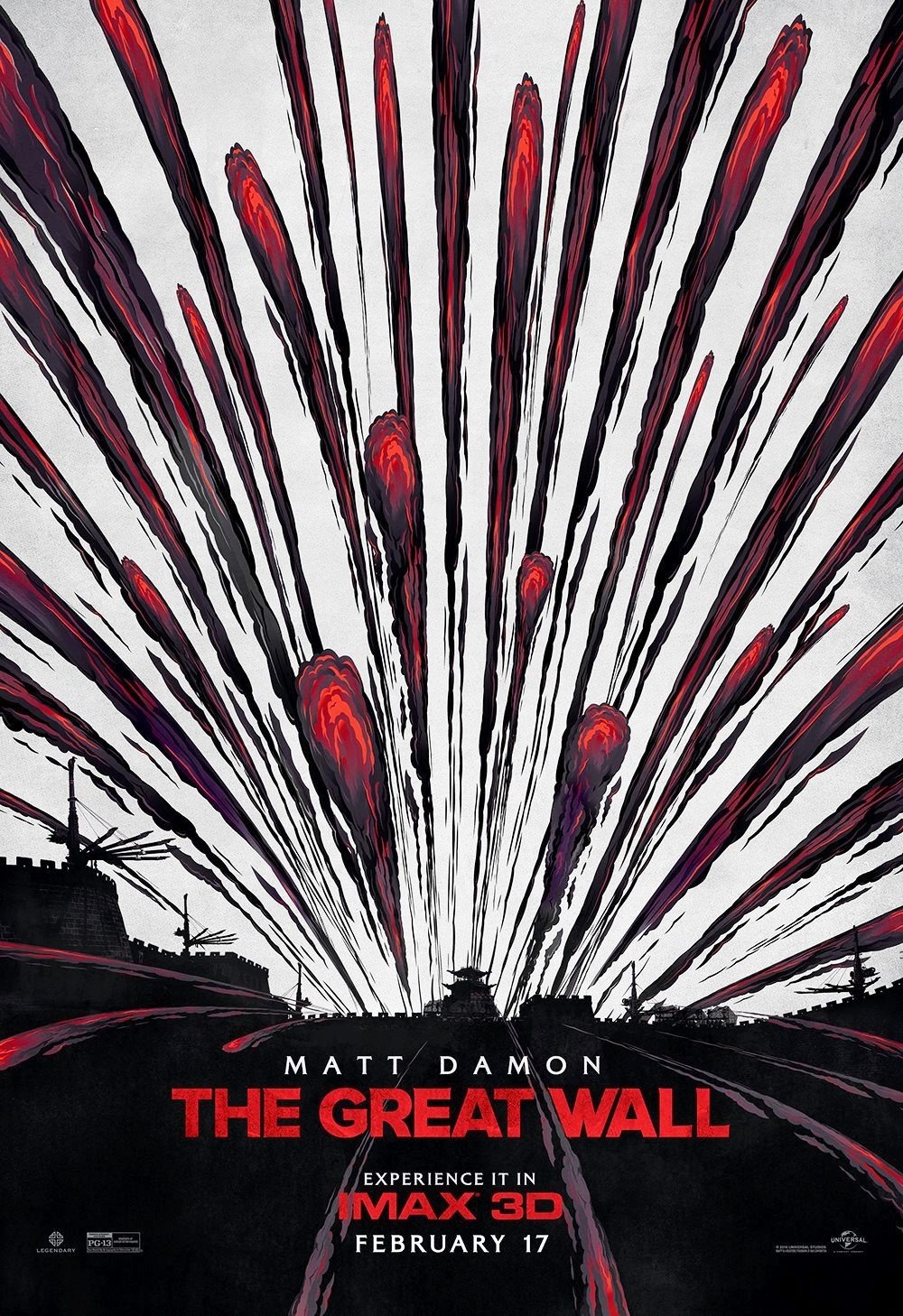 Poster of Universal Pictures' The Great Wall (2017)