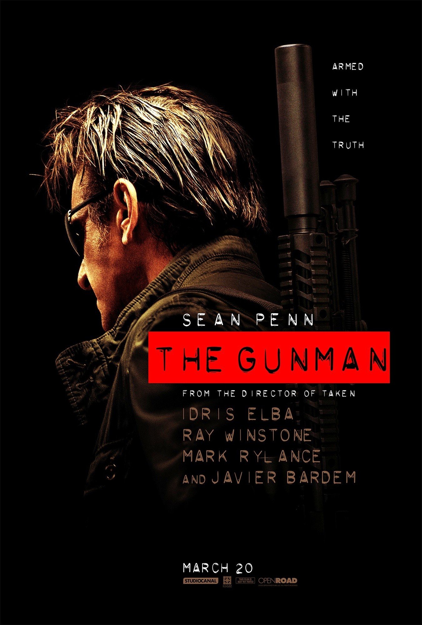 Poster of Open Road Films' The Gunman (2015)