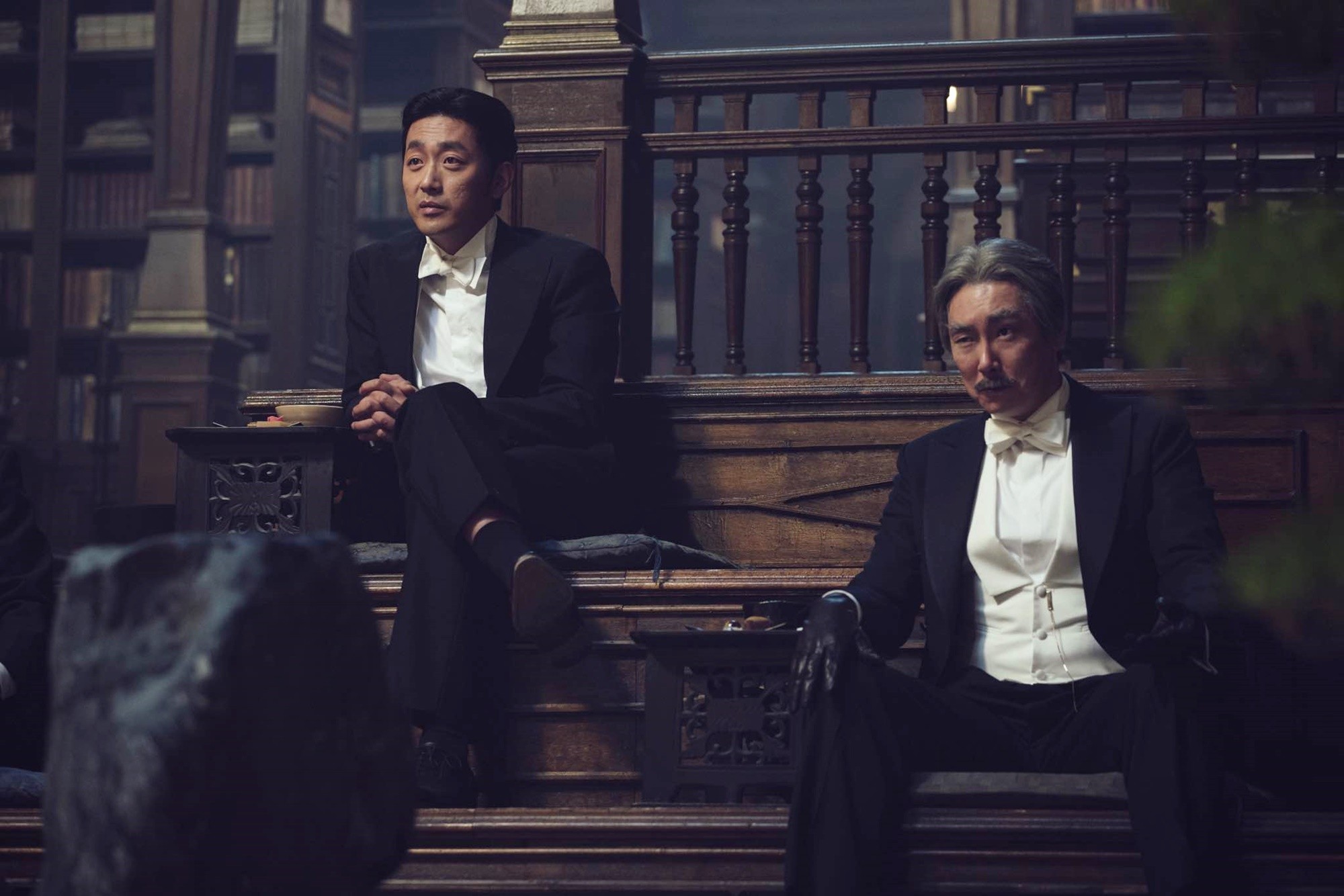 Ha Jung Woo stars as Count Fujiwara and Cho Jin Woong stars as Uncle Kouzuki in Amazon Studios' The Handmaiden (2016)