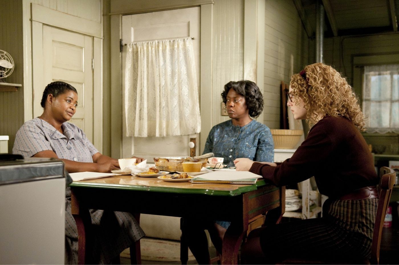 Octavia Spencer, Viola Davis and Emma Stone in DreamWorks SKG's The Help (2011)