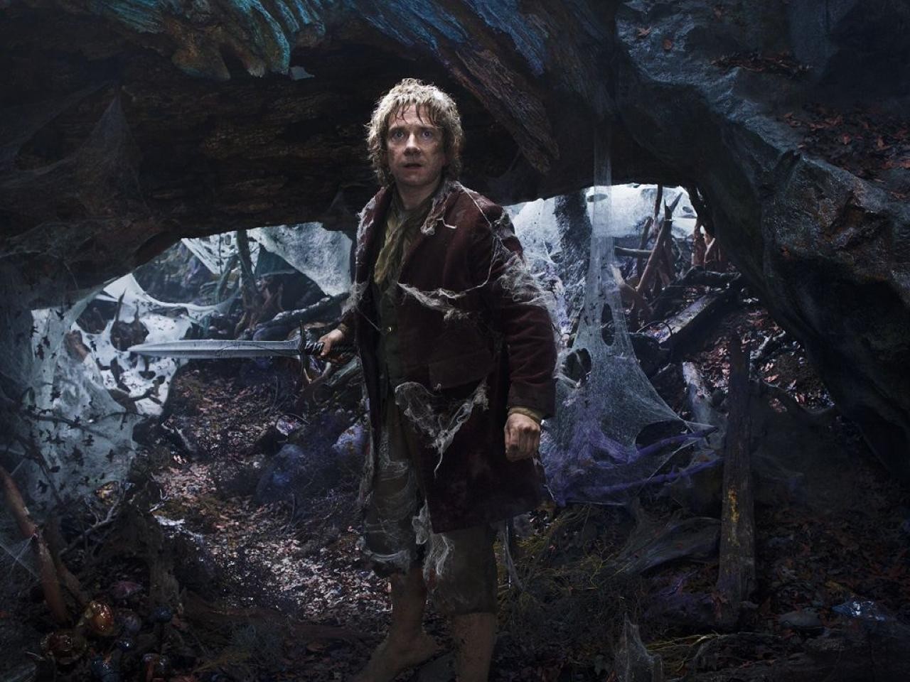 Martin Freeman stars as Bilbo Baggins in Warner Bros. Pictures' The Hobbit: An Unexpected Journey (2012)