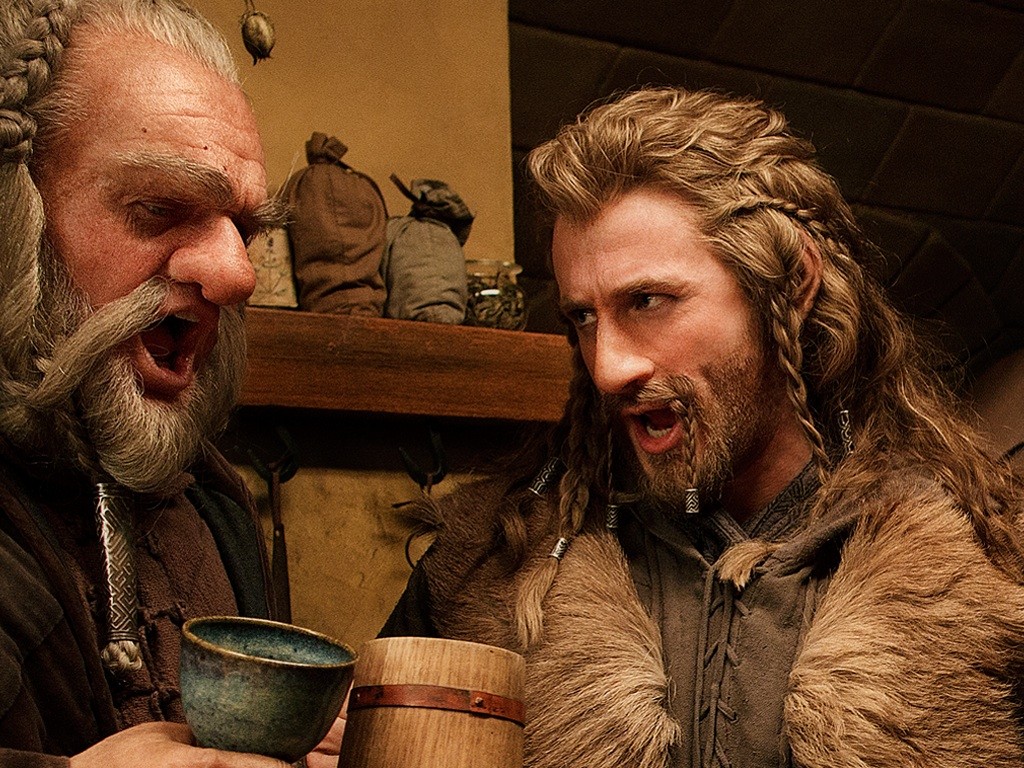 Mark Hadlow stars as Dori and Dean O'Gorman stars as Fili in Warner Bros. Pictures' The Hobbit: An Unexpected Journey (2012)