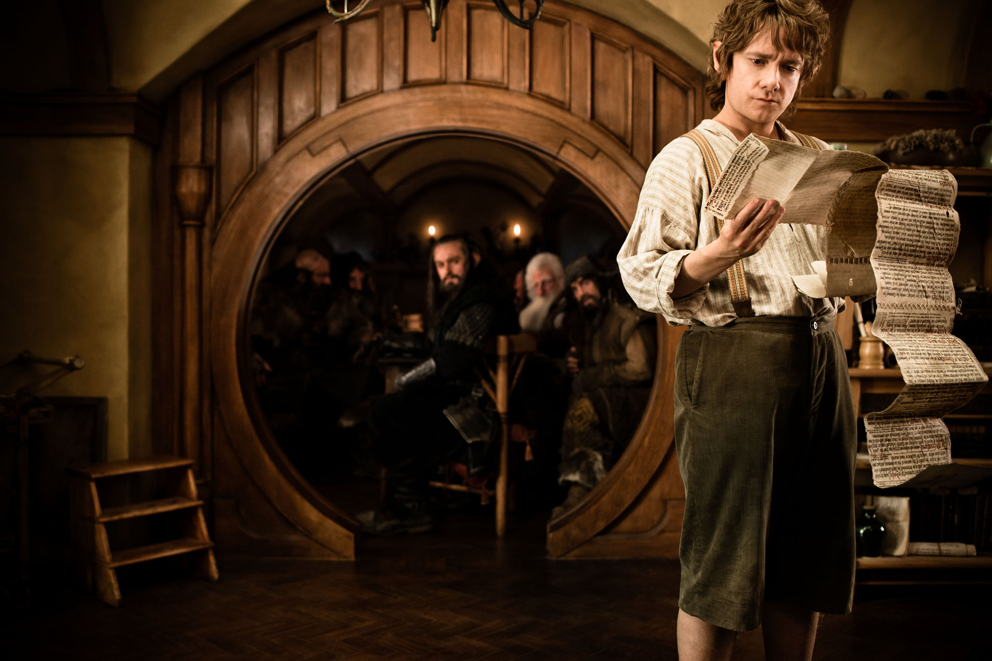 Martin Freeman stars as Bilbo Baggins in Warner Bros. Pictures' The Hobbit: An Unexpected Journey (2012)