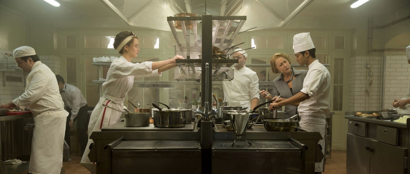 Charlotte Le Bon, Helen Mirren and Manish Dayal in Walt Disney Pictures' The Hundred-Foot Journey (2014)