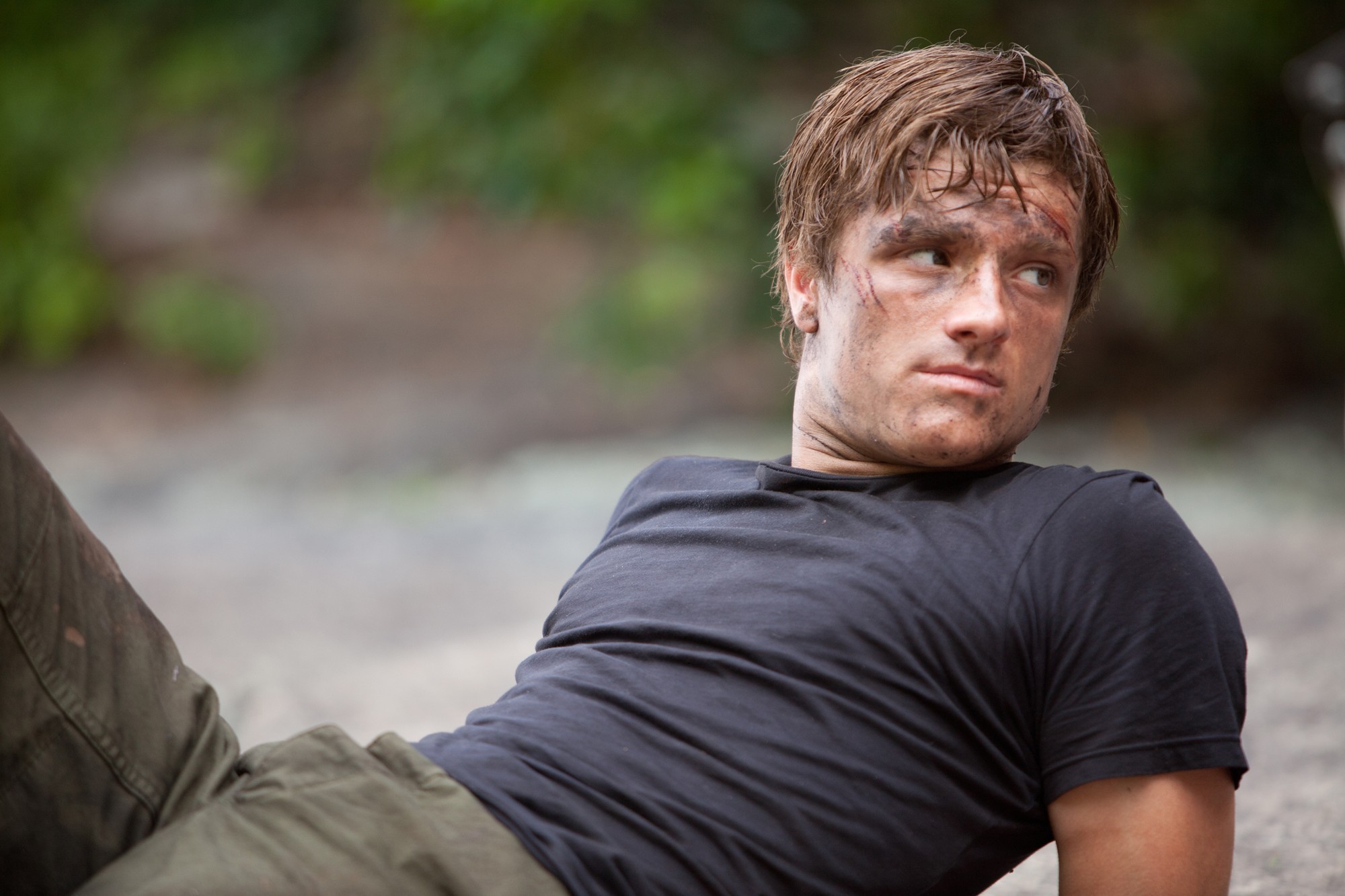 Josh Hutcherson stars as Peeta Mellark in Lionsgate Films' The Hunger Games (2012)