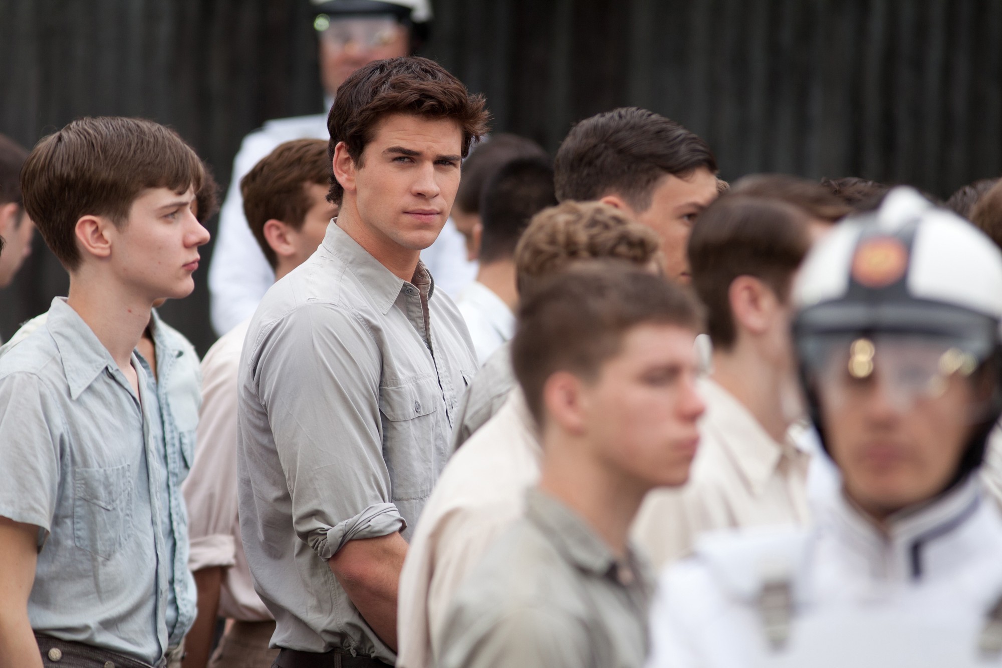 Liam Hemsworth stars as Gale Hawthorne in Lionsgate Films' The Hunger Games (2012)